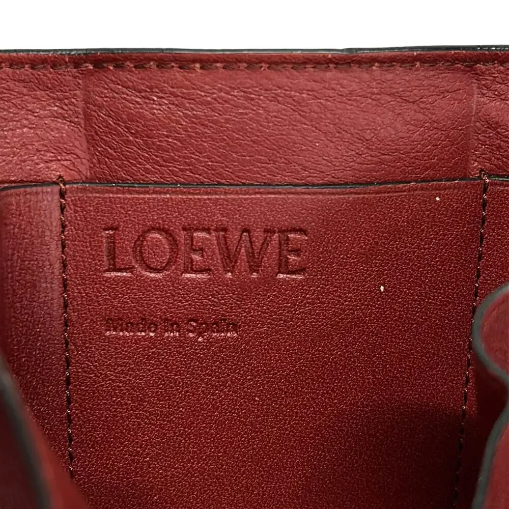 Loewe Trifold Wallet 124.12AB41 Brown Dark Brown